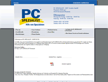 Tablet Screenshot of pcspezialist-dortmund.de